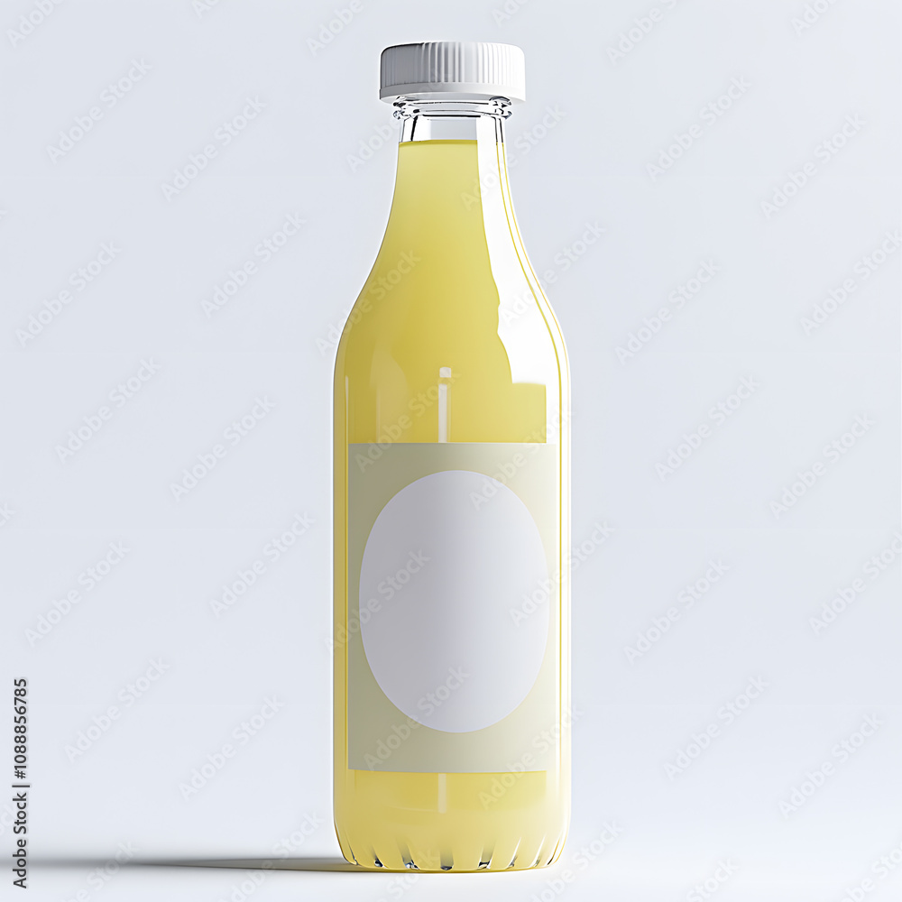 mockup of a 350ml plastic bottle with a completely white label mockup of a 350ml plastic bottle with a completely white label