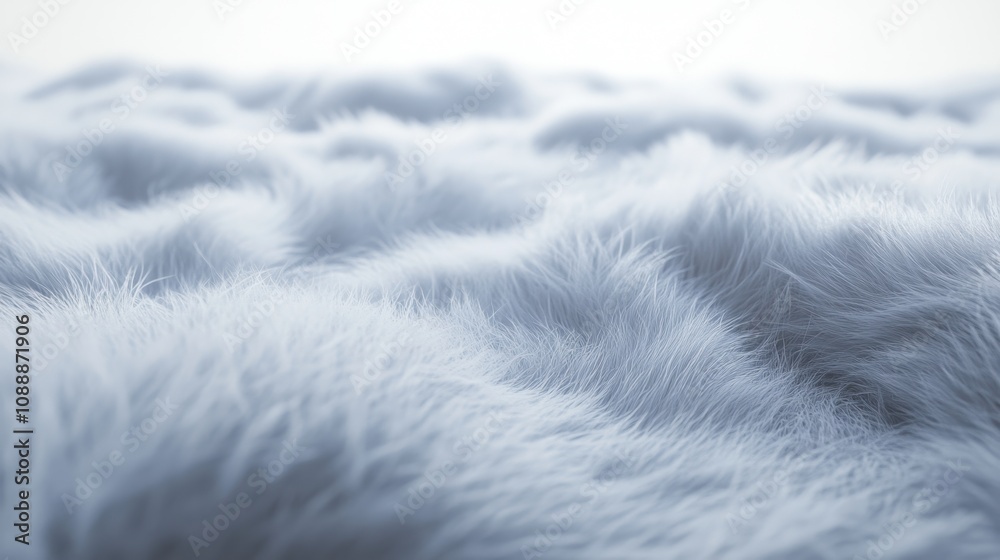 A soft, silky fur close-up in pale silver tones, with finely detailed strands and depth. A soft, silky fur close-up in pale silver tones, with finely detailed strands and depth.