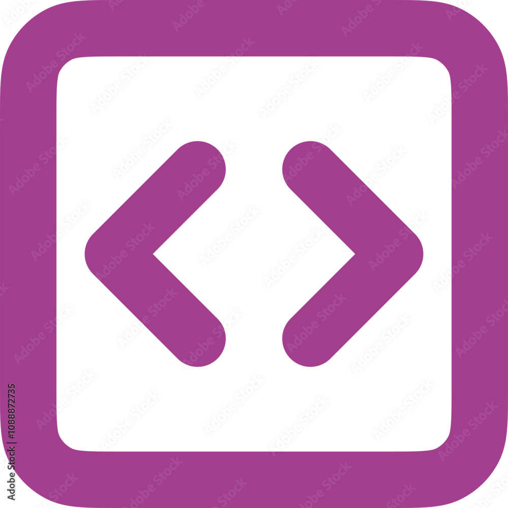 Square Code icon design logo Square Code icon design logo