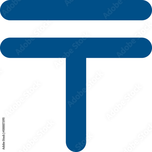 Tenge Sign icon design logo photo