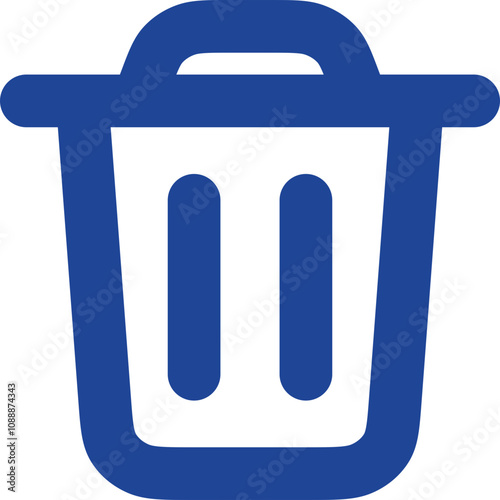 Trash Alt icon design logo