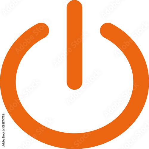 Turn Off icon design logo