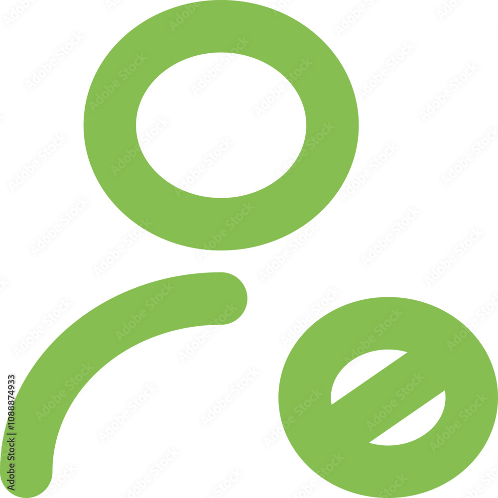 User Block Alt icon design logo User Block Alt icon design logo
