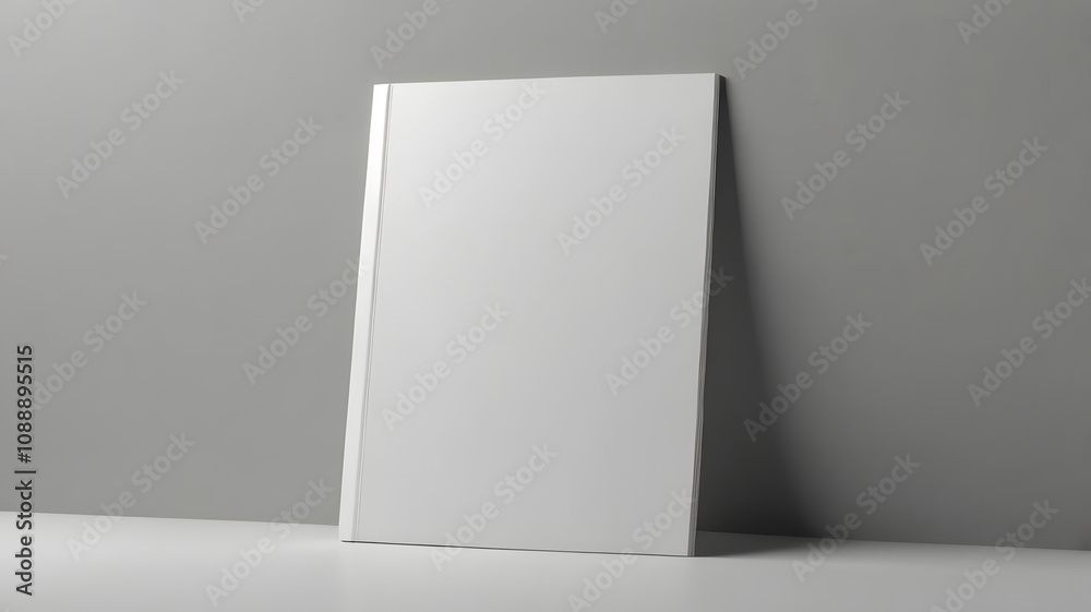 White empty blank A4 magazine book front cover mockup isolated on solid background, minimal graphic design resources for branding advertising White empty blank A4 magazine book front cover mockup isolated on solid background, minimal graphic design resources for branding advertising
