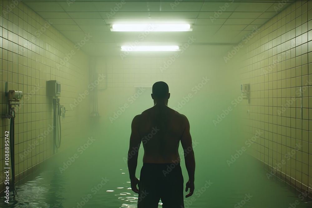 Worker Choking in Nuclear Waste Water – A Disturbing and Impactful Scene Highlighting the Dangers of Environmental Contamination and Workplace Safety Issues Worker Choking in Nuclear Waste Water – A Disturbing and Impactful Scene Highlighting the Dangers of Environmental Contamination and Workplace Safety Issues
