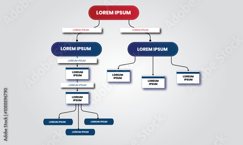 Collection of vector circle chart infographic templates for presentations, advertising, layouts, annual reports. 8 options, steps, parts	
