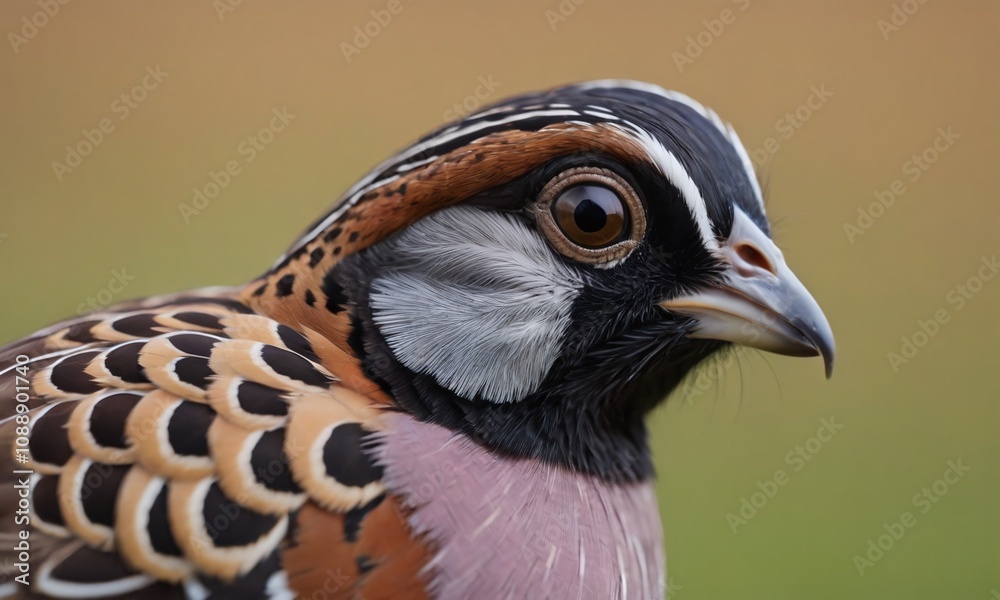Close-up of a Quail Bird Close-up of a Quail Bird