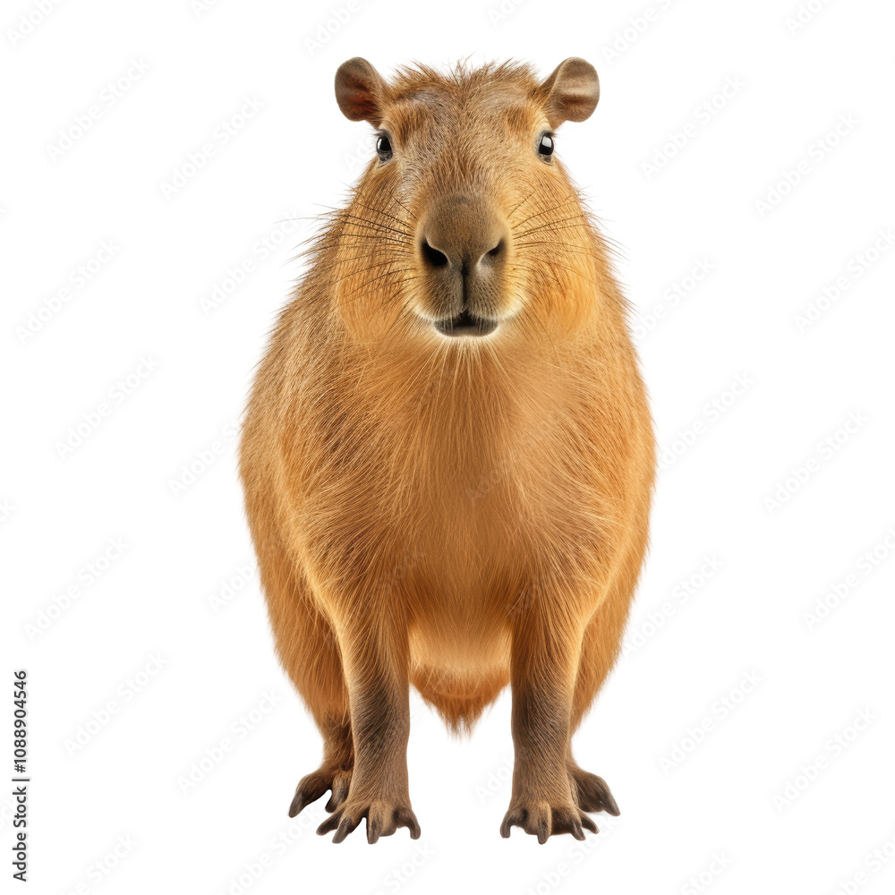 capybara standing isolated on transparent background cutout capybara standing isolated on transparent background cutout