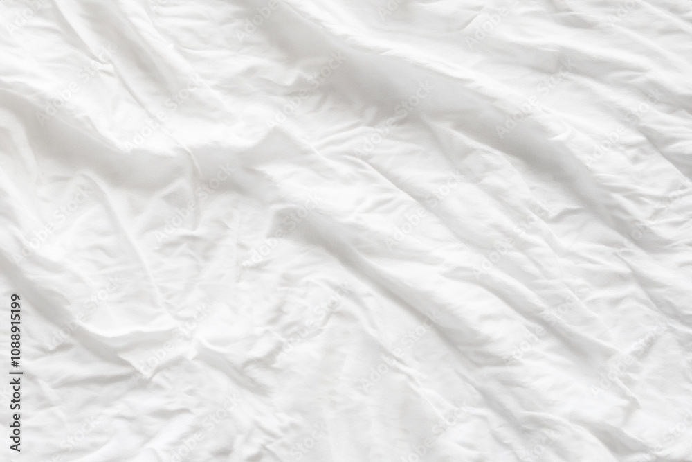 Obraz premium しわくちゃのある布の表面 背景素材