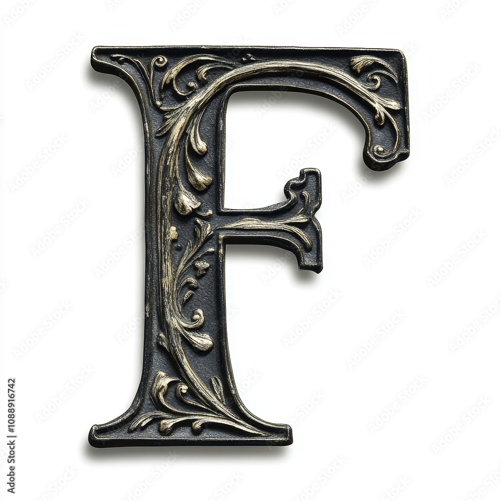 A decorative letter