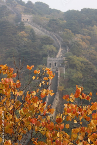 Tarde de otoño en la Gran Muralla, Pekín - China photo