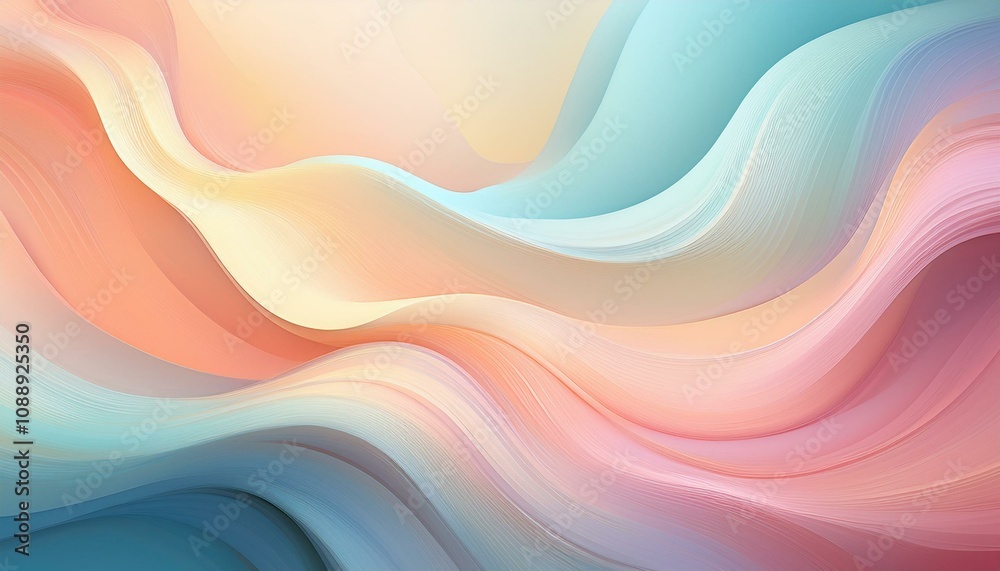 Fototapeta premium a minimalist abstract background with soft pastel colors and fluid shapes