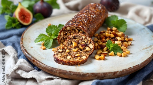 Sykomaida - Greek Fig and Nut Roll (Greek Cuisine) photo