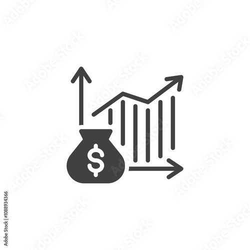 Efficiency and cost savings vector icon