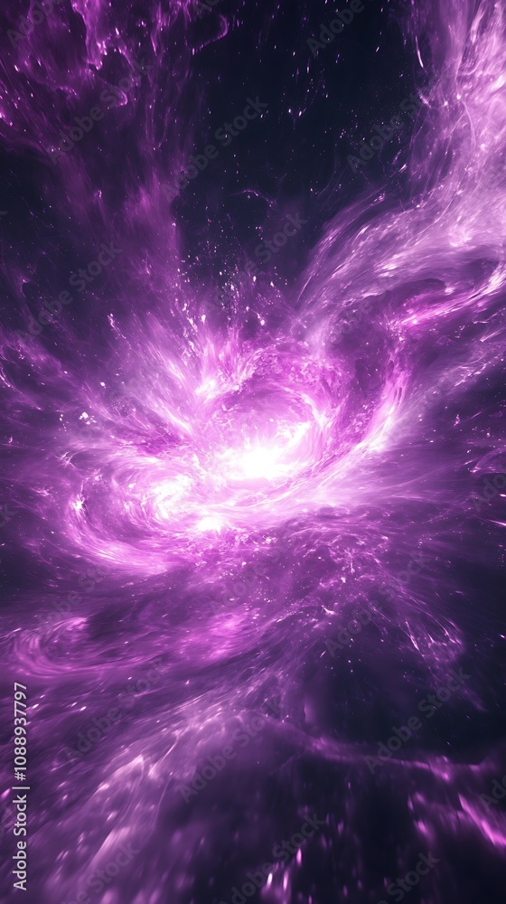 Energized plasma glowing with cosmic magical force image Energized plasma glowing with cosmic magical force image