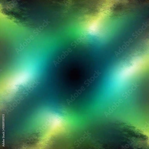 A high-resolution digital artwork featuring an abstract, textured green background. The image showcases a spectrum of green hues ranging from light to slightly darker shades. It's characterized by a s