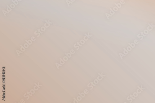 Pale brown gradient background with grainy texture. Aesthetic blurry cover design in pastel pale brown tone. Vector illustration