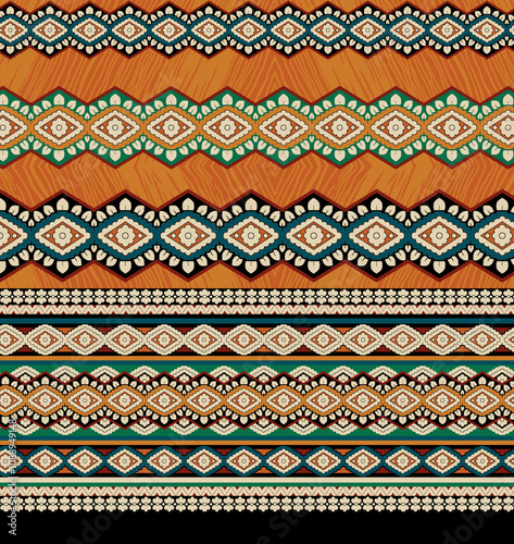 set of seamless patterns in style