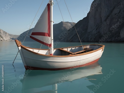 boat on the sea photo