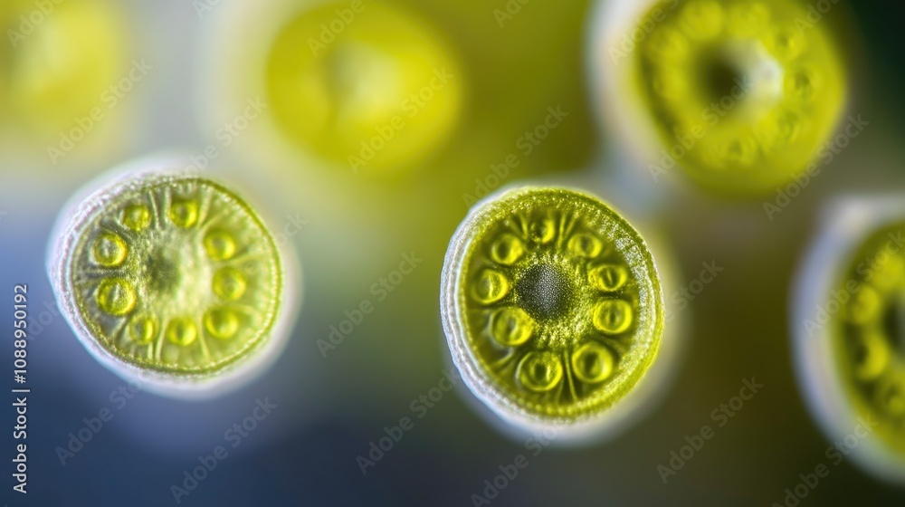 Intricate Algae Close-Up in Natural Light Intricate Algae Close-Up in Natural Light