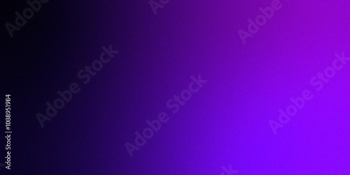 Blue purple grainy gradient vertical glowing abstract light wave on black noise texture background .Neon purple blue and mint green colorful gradient background Best design for your ad, poster, bann.	
