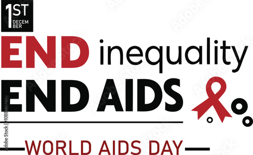 World AIDS Day Backgrounds and Graphics for Event Promotions. Aids Day Vector Art Illustration Design. AIDS Day Awareness Month Concept Poster.