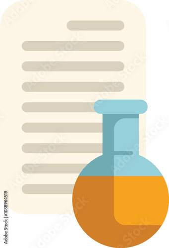 Chemistry lab report describing a chemical experiment that resulted in the creation of an orange liquid