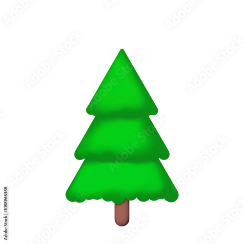 green christmas tree