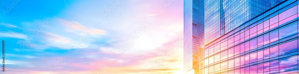 A vibrant cityscape of New York at dusk, showcasing the iconic landmark with high-rise buildings . The sky is painted with hues of blue and purple as the sun sets behind them, casting long shadows on A vibrant cityscape of New York at dusk, showcasing the iconic landmark with high-rise buildings . The sky is painted with hues of blue and purple as the sun sets behind them, casting long shadows on