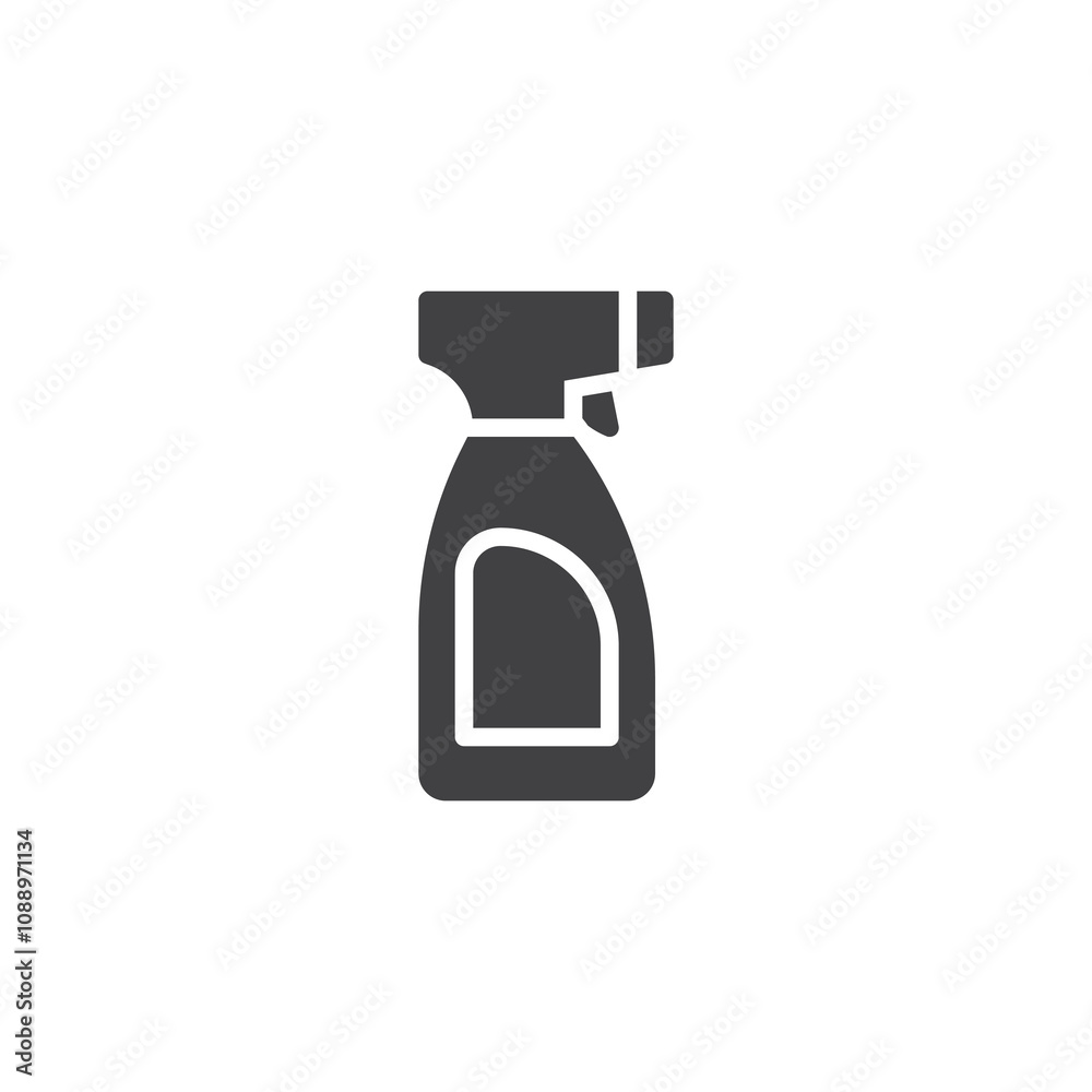 Cleaning spray bottle vector icon Cleaning spray bottle vector icon