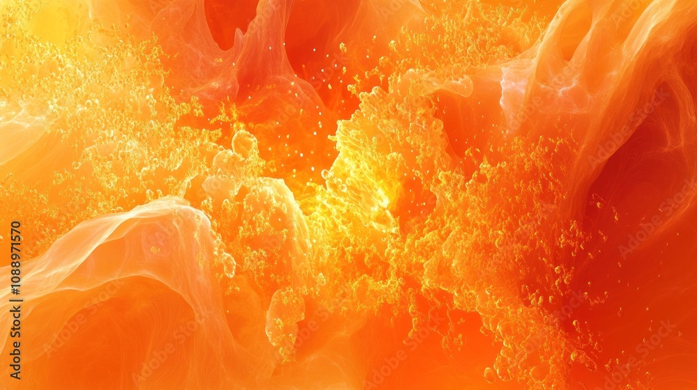 A vibrant abstract illustration of swirling orange and yellow hues, resembling energy or light. A vibrant abstract illustration of swirling orange and yellow hues, resembling energy or light.