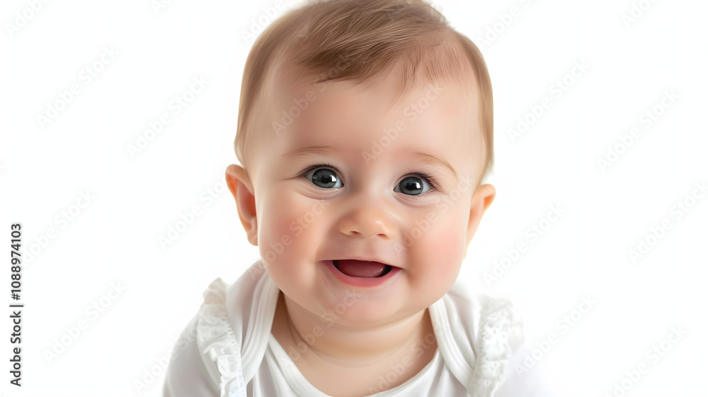 beautiful smiling cute baby with a white accent, png beautiful smiling cute baby with a white accent, png