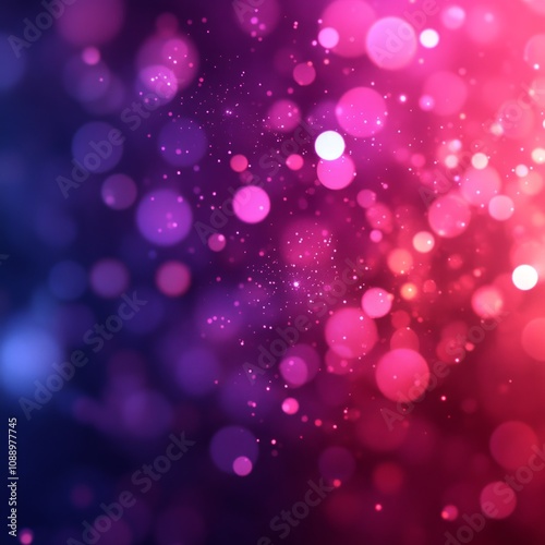 Sparkling bokeh lights create a vibrant and festive atmosphere, perfect for celebrations and joyful occasions