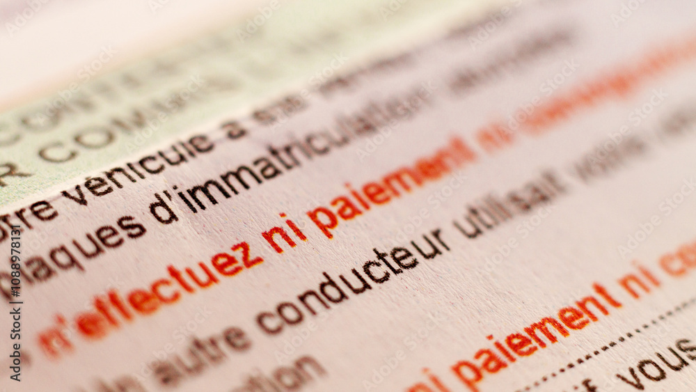Rubrique sur avis de contravention sur les cas où l'on ne paye pas la contravention Rubrique sur avis de contravention sur les cas où l'on ne paye pas la contravention