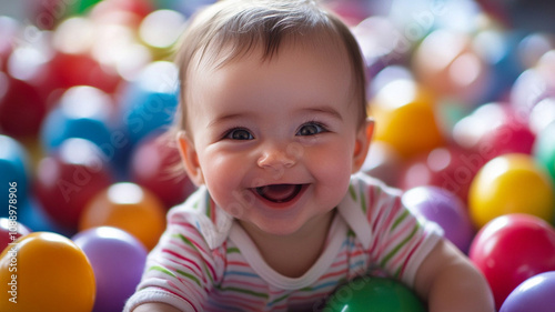 child playing with toys