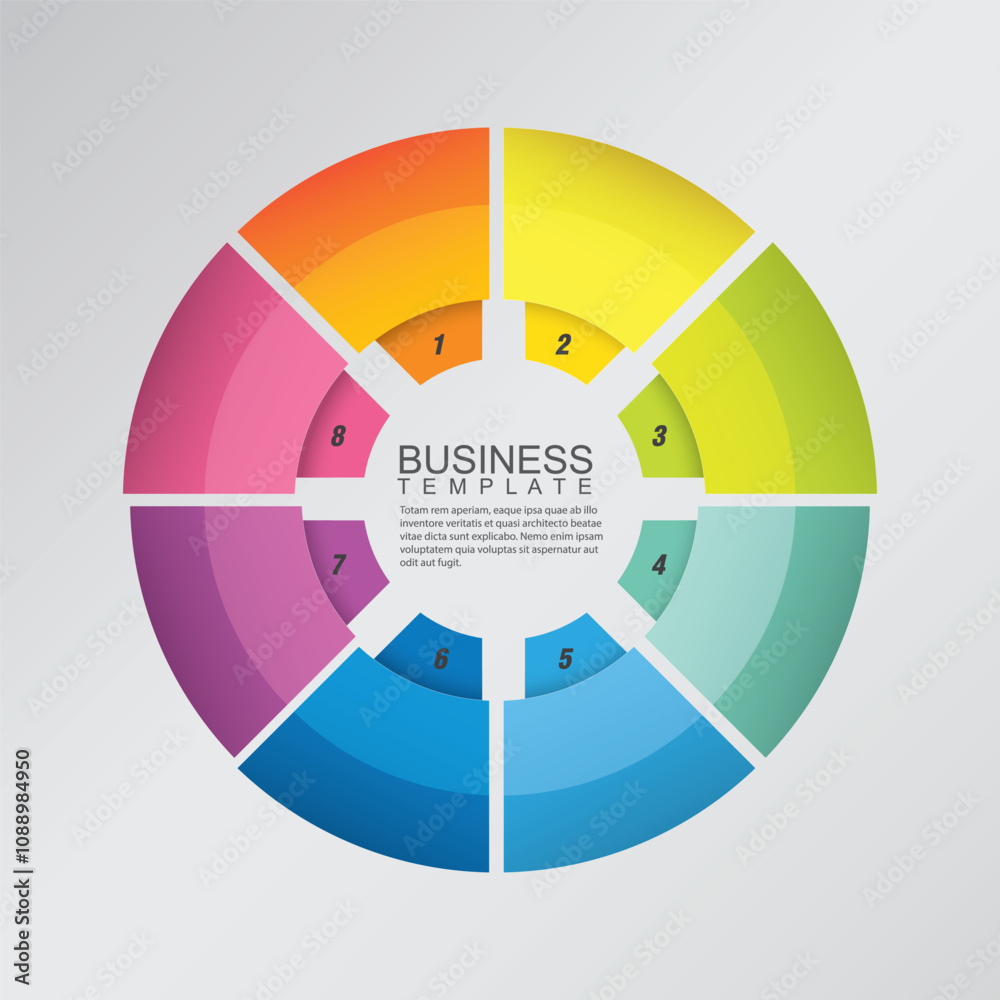 Obraz premium Abstract background template for presentation cover banner promotion marketing