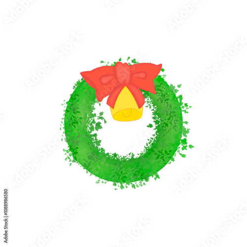 green christmas ball