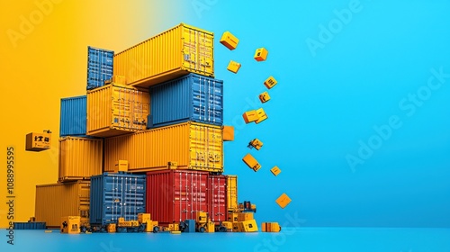 Optimizing container stacking at port facilities with blockchain-powered standards for enhanced logistics efficiency