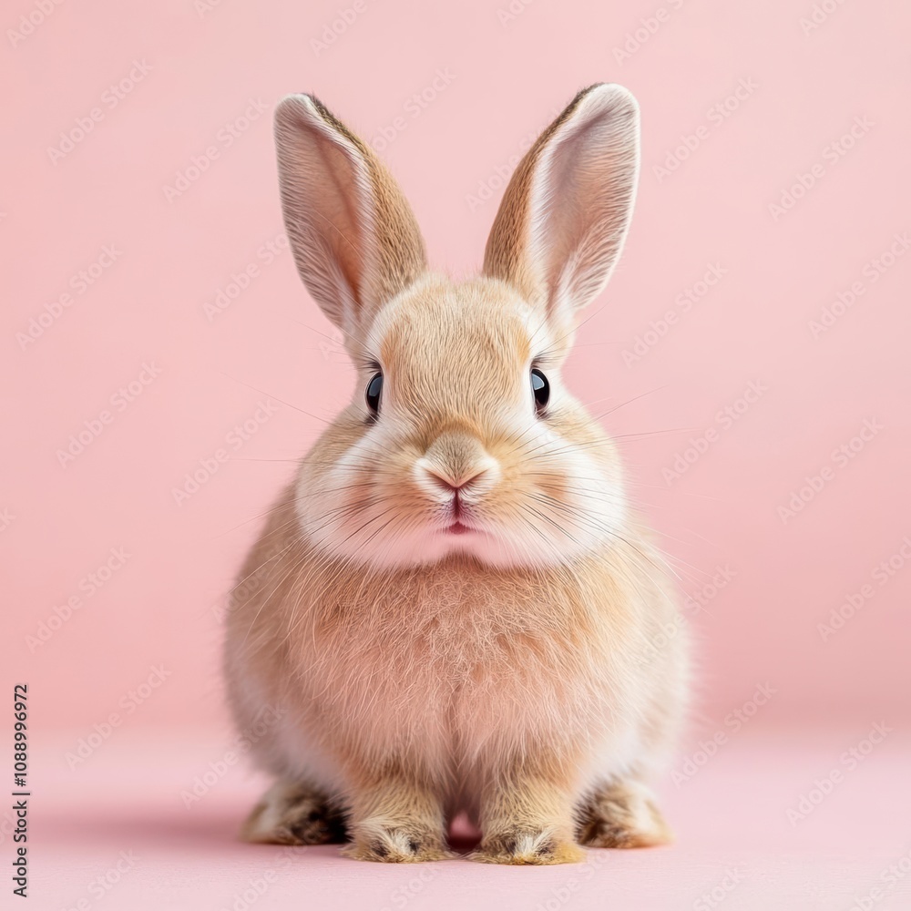 Obraz premium Adorable Fluffy Bunny Rabbit Portrait