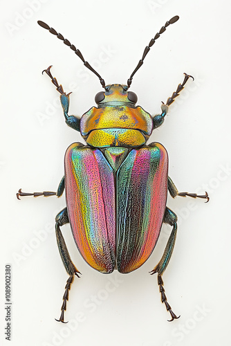 Jewel bug (Chrysocoris stollii) Beetle, Shield bug which belong to the Scutelleridae family and are actually true bug. They are often brilliantly colored, exhibiting a wide range of iridescent metalli photo