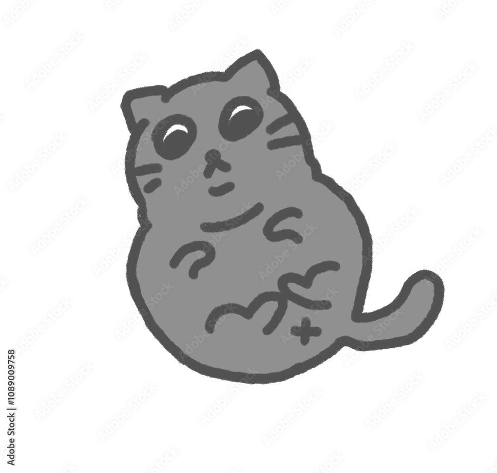 Obraz premium Cat lay down