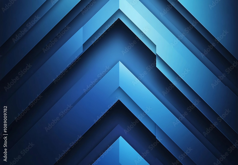 A blue background with blue triangles A blue background with blue triangles