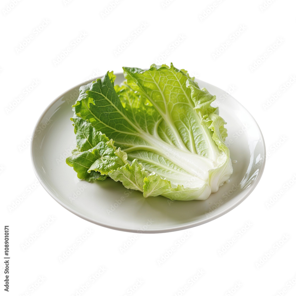 Lettuce Leaf Image Isolated With Transparent Background Lettuce Leaf Image Isolated With Transparent Background