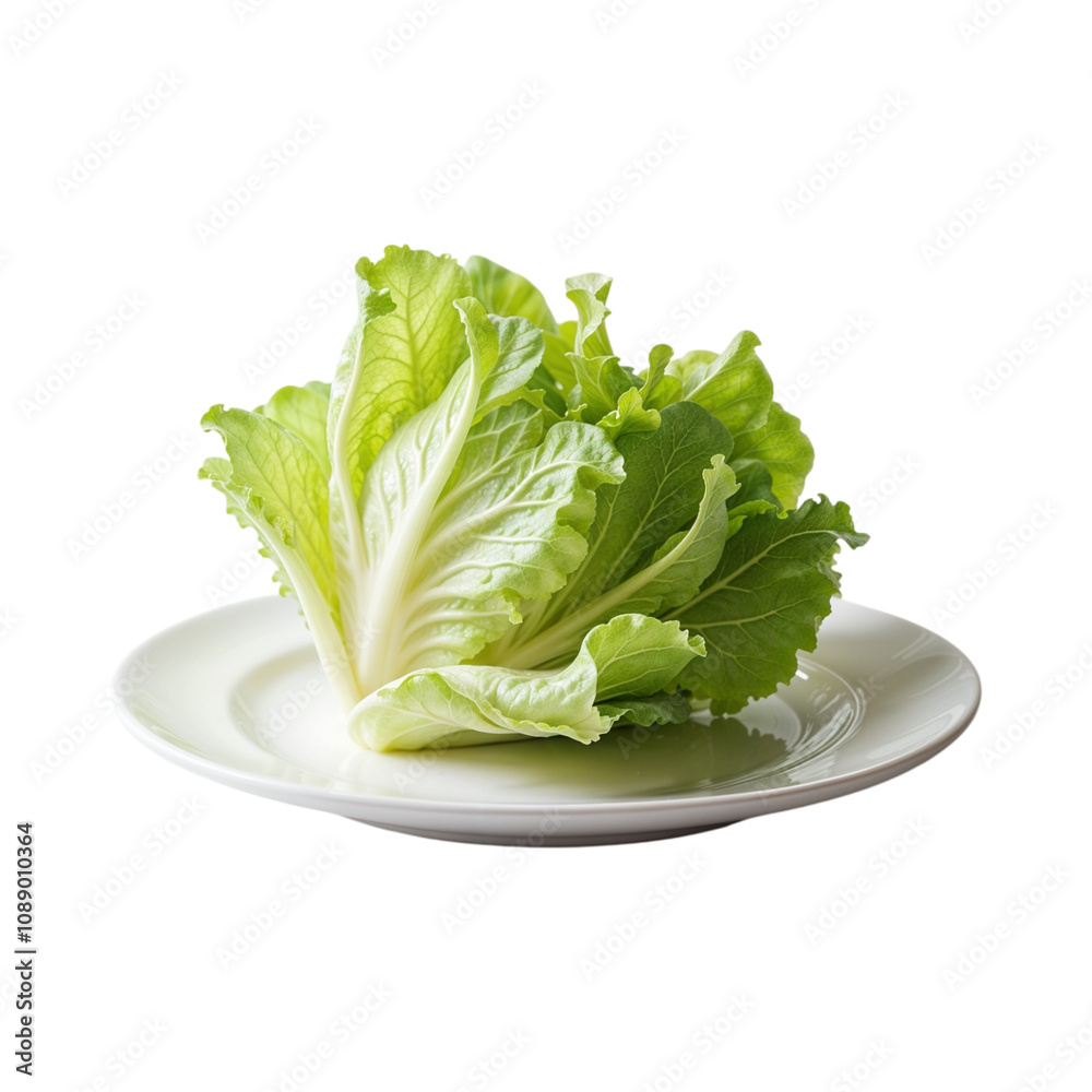 Lettuce Leaf Image Isolated With Transparent Background Lettuce Leaf Image Isolated With Transparent Background