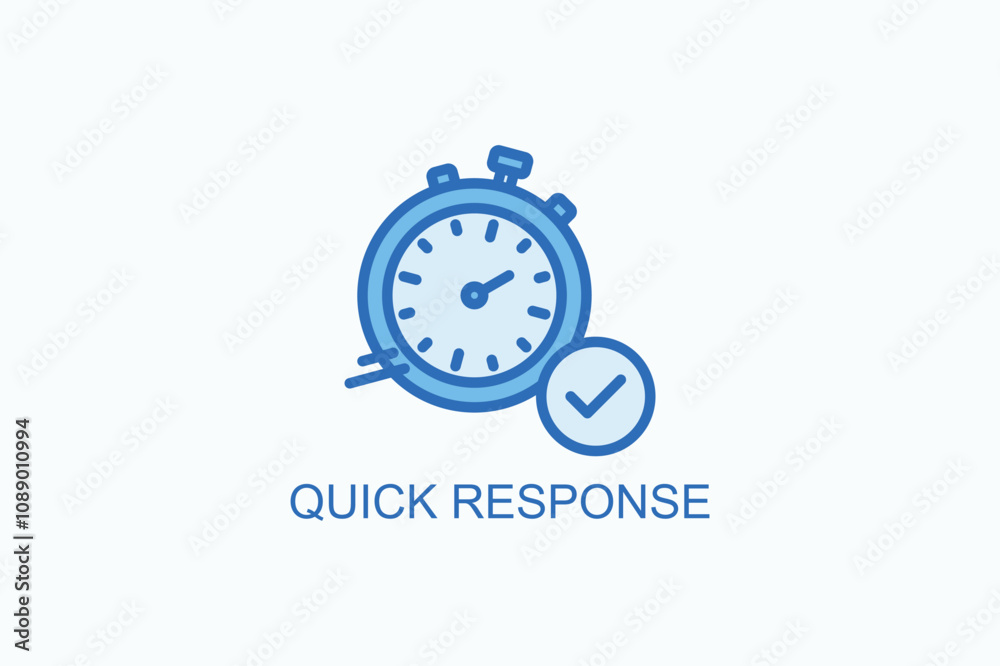 Quick Response Vector Icon Or Logo Illustration Quick Response Vector Icon Or Logo Illustration
