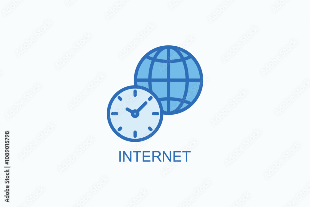 Internet Vector Icon Or Logo Illustration Internet Vector Icon Or Logo Illustration