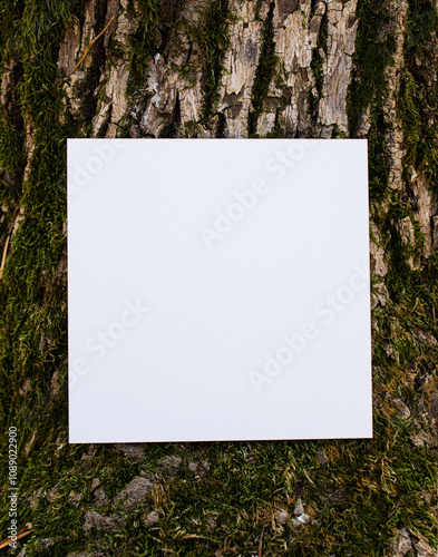 Natural wood , mountain copy space arrangement. Minimal eco background.