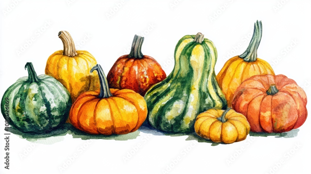 Pumpkin in Fall for holiday seasonal decoration. Pumpkin in Fall for holiday seasonal decoration.