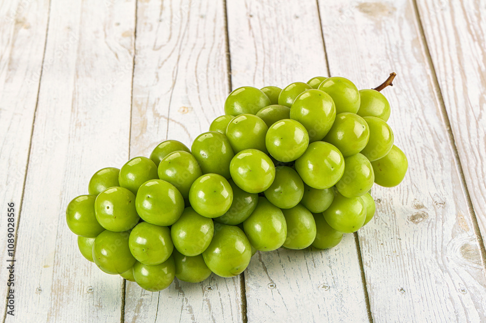 Sweet ripe juicy green grape Sweet ripe juicy green grape