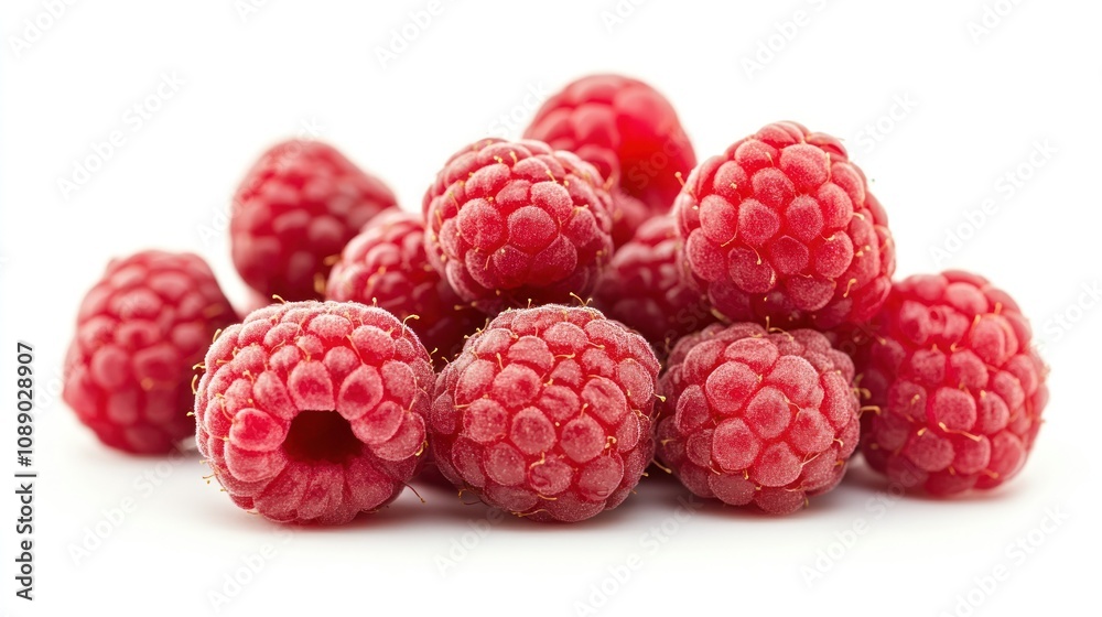 Pile of Ripe Raspberries Pile of Ripe Raspberries